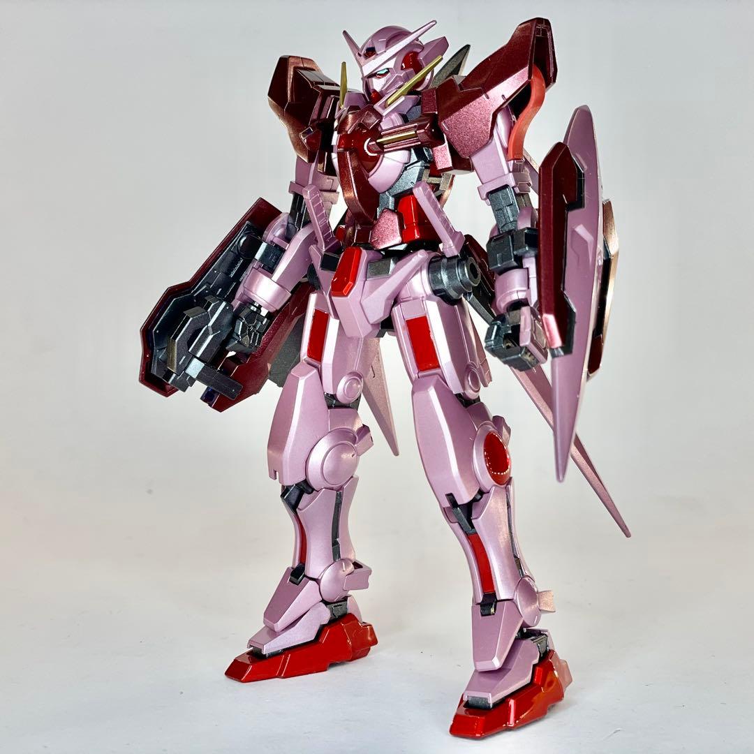 ガンプラ HG GNアームズTYPE-E エクシア トランザム 完成 塗装