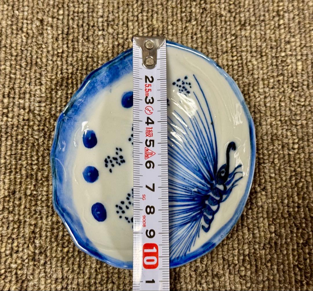 骨董 蝶 源氏香 小皿 豆皿 セット