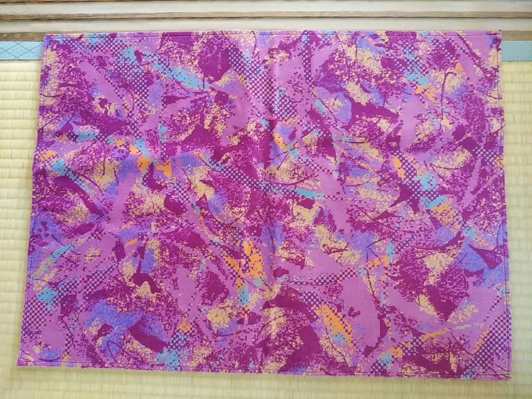 座席（シート）生地使用●マット（47cm×63cm）●鉄道部品①