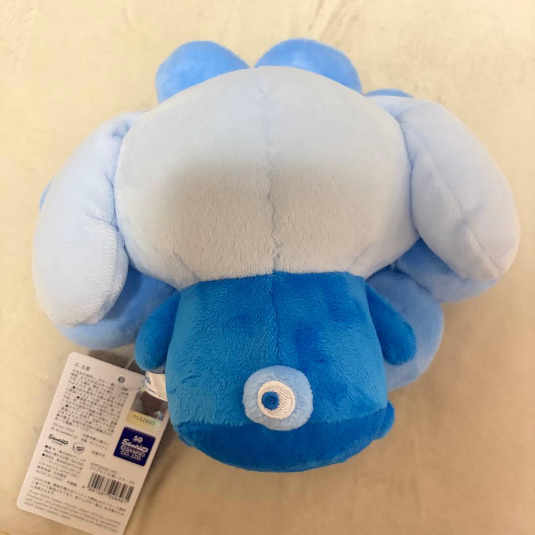 サンリオ　ミャクミャク　ぬいぐるみ　シナモロール　シナモン　推しカラー　水色