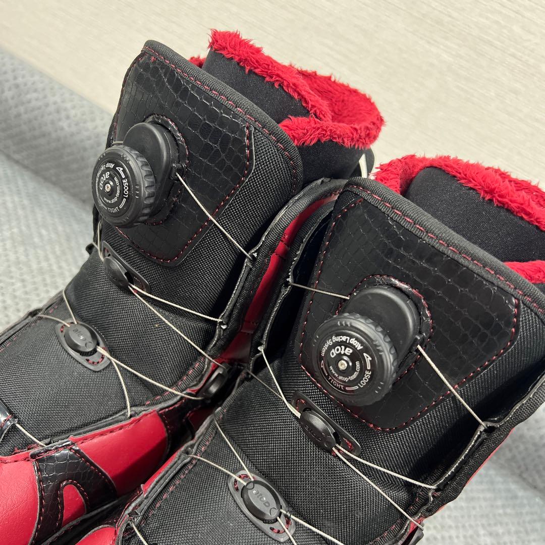 1回使用 美品 24cm BxB レディース ダイヤル スノーボードブーツ