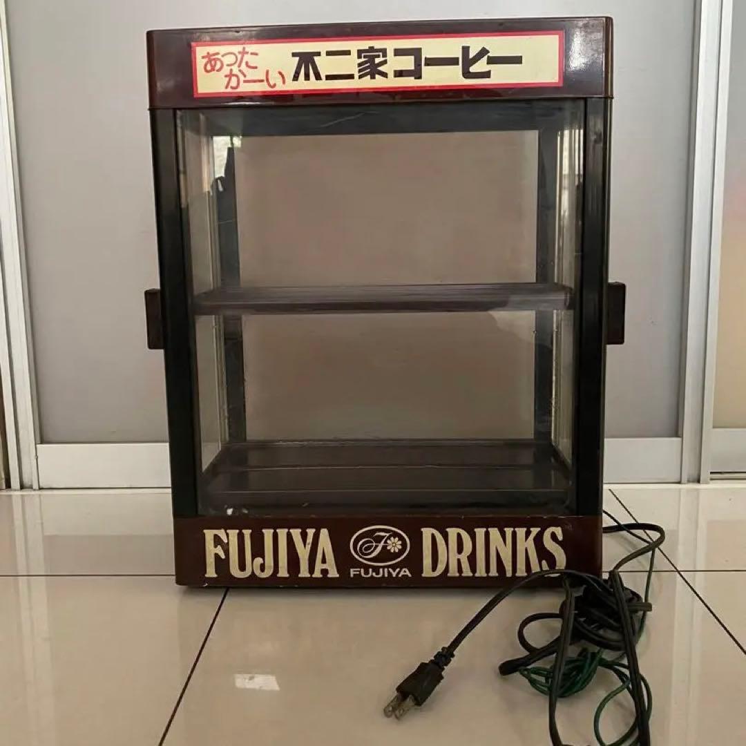 不二家レストラン　ショーケース 保温ケース　ペコちゃん　 　昭和レトロ