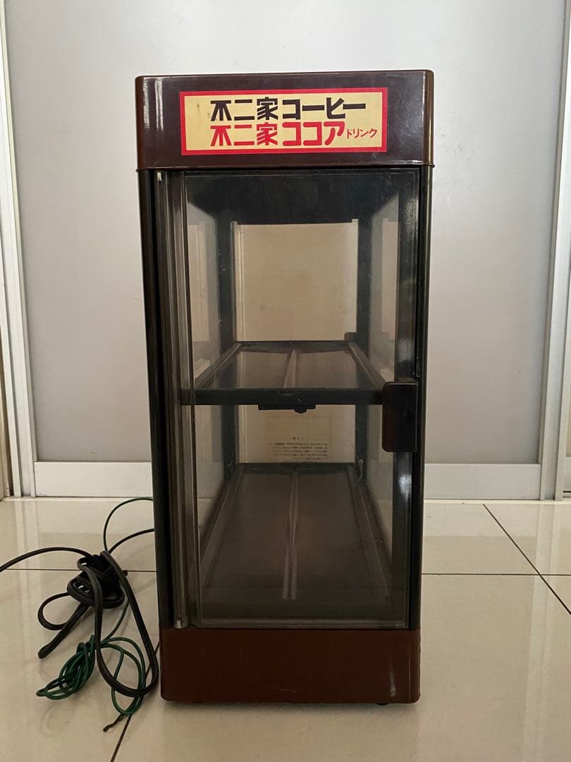 不二家レストラン　ショーケース 保温ケース　ペコちゃん　 　昭和レトロ