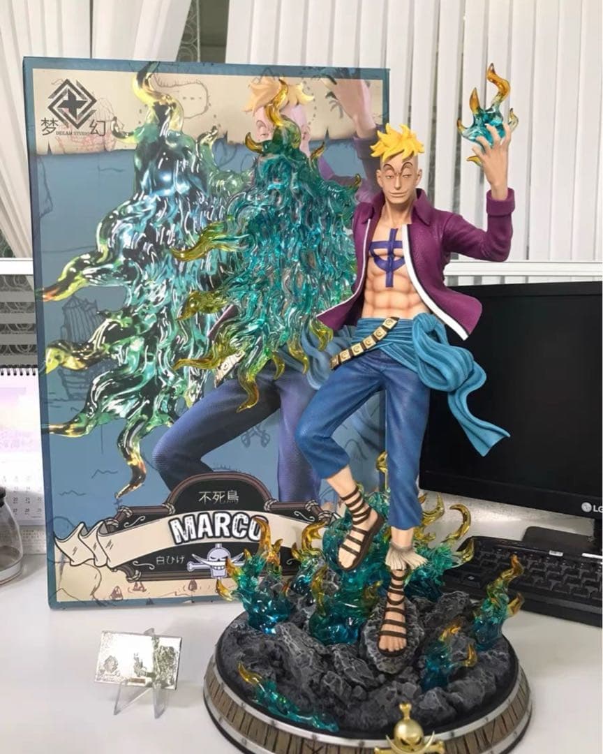 ワンピース 白ひげ海賊団 1番隊隊長 マルコ フィギュア 新品