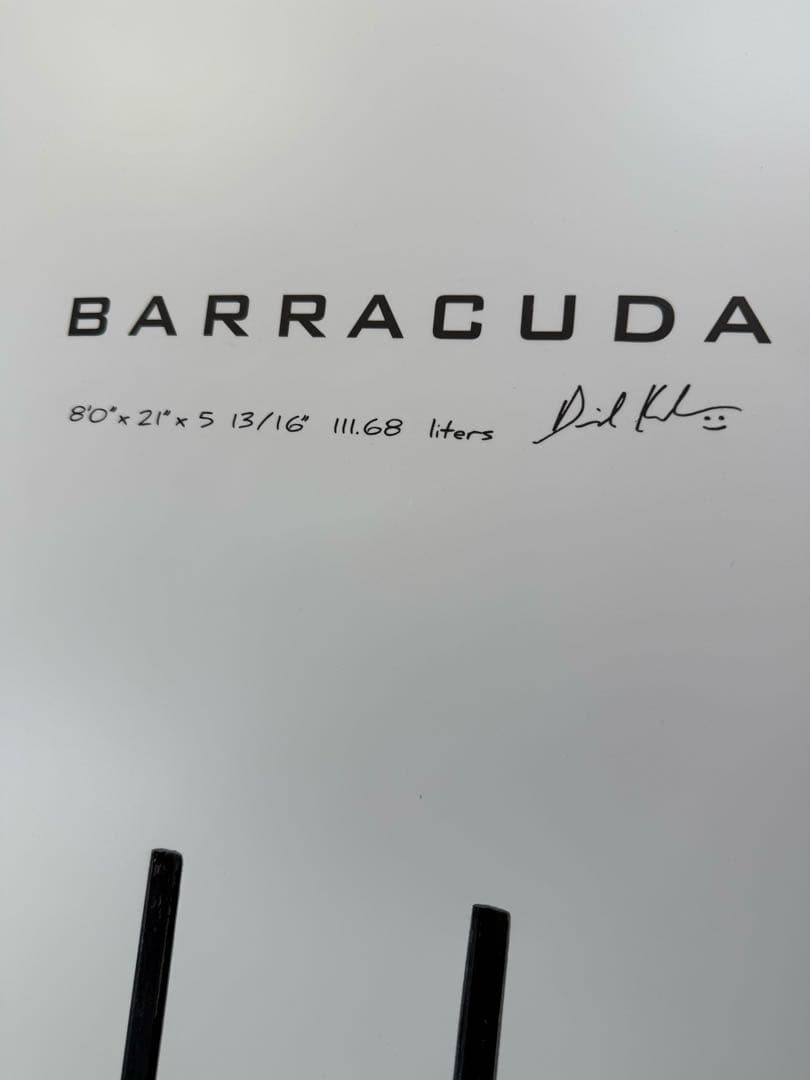 KALAMA バラクーダ 新古ボード 8,0-21-5 111.68L
