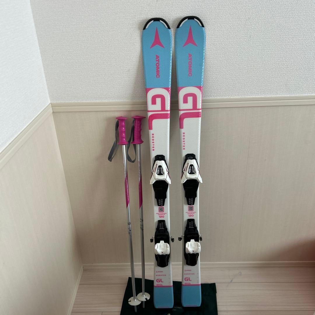 ATOMIC スキー板120 ポールセット