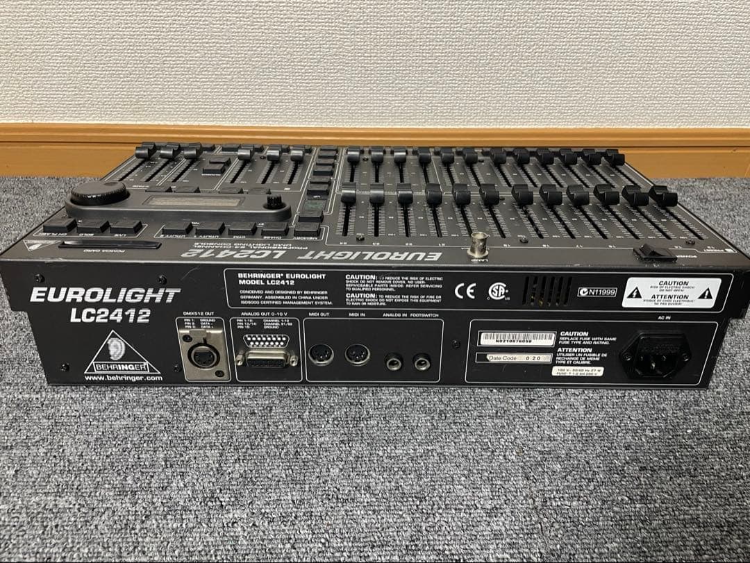 【動作不能】ベリンガー EUROLIGHT LC2412 2台セット