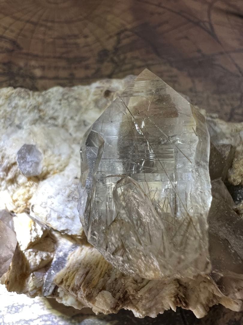 龍脈の精髄 超希少⭐︎国産ルチル宝石質透明度