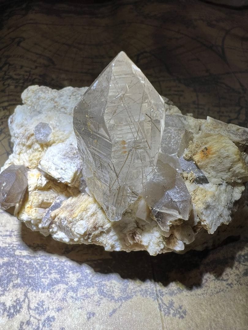 龍脈の精髄 超希少⭐︎国産ルチル宝石質透明度