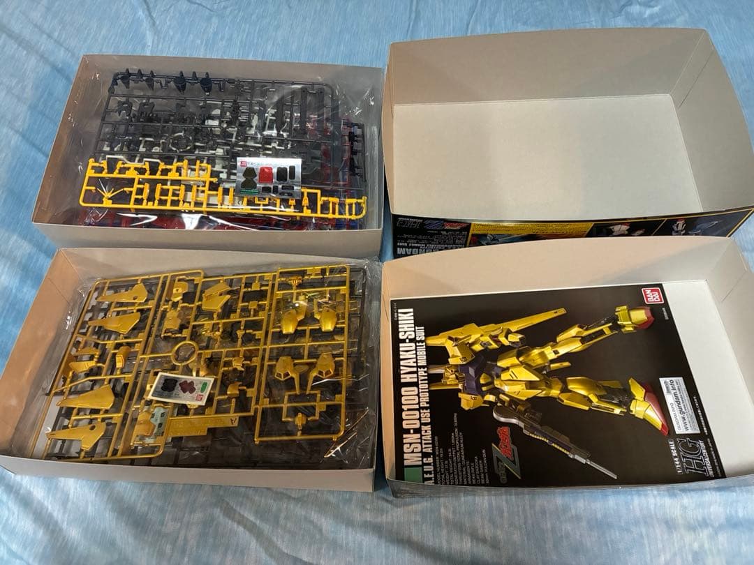 HG 1/144 ガンプラセット 百式 & ZZ ガンダム