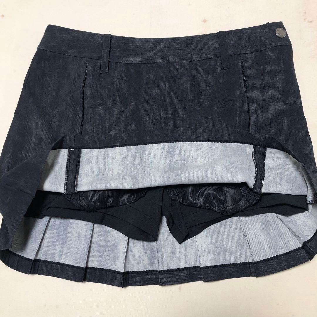 デサントゴルフ セットアップ リュクス ジャージージャケット スカート ブラック