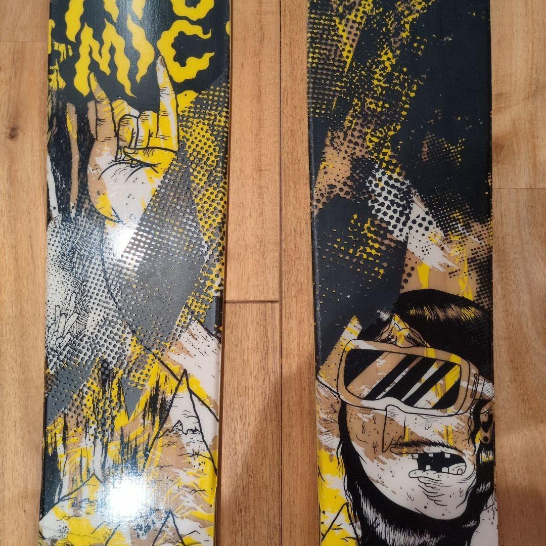 テレマークスキー ビンディングO1 ブラックダイヤモンド シール付き