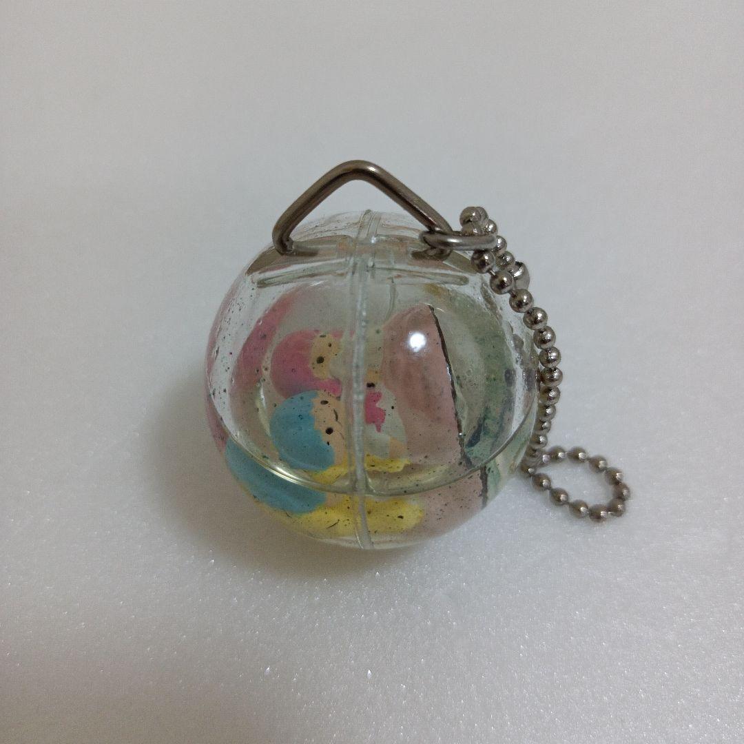 サンリオ　リトルツインスターズ　キキララ 平成レトロ　キーホルダー　オイル　難