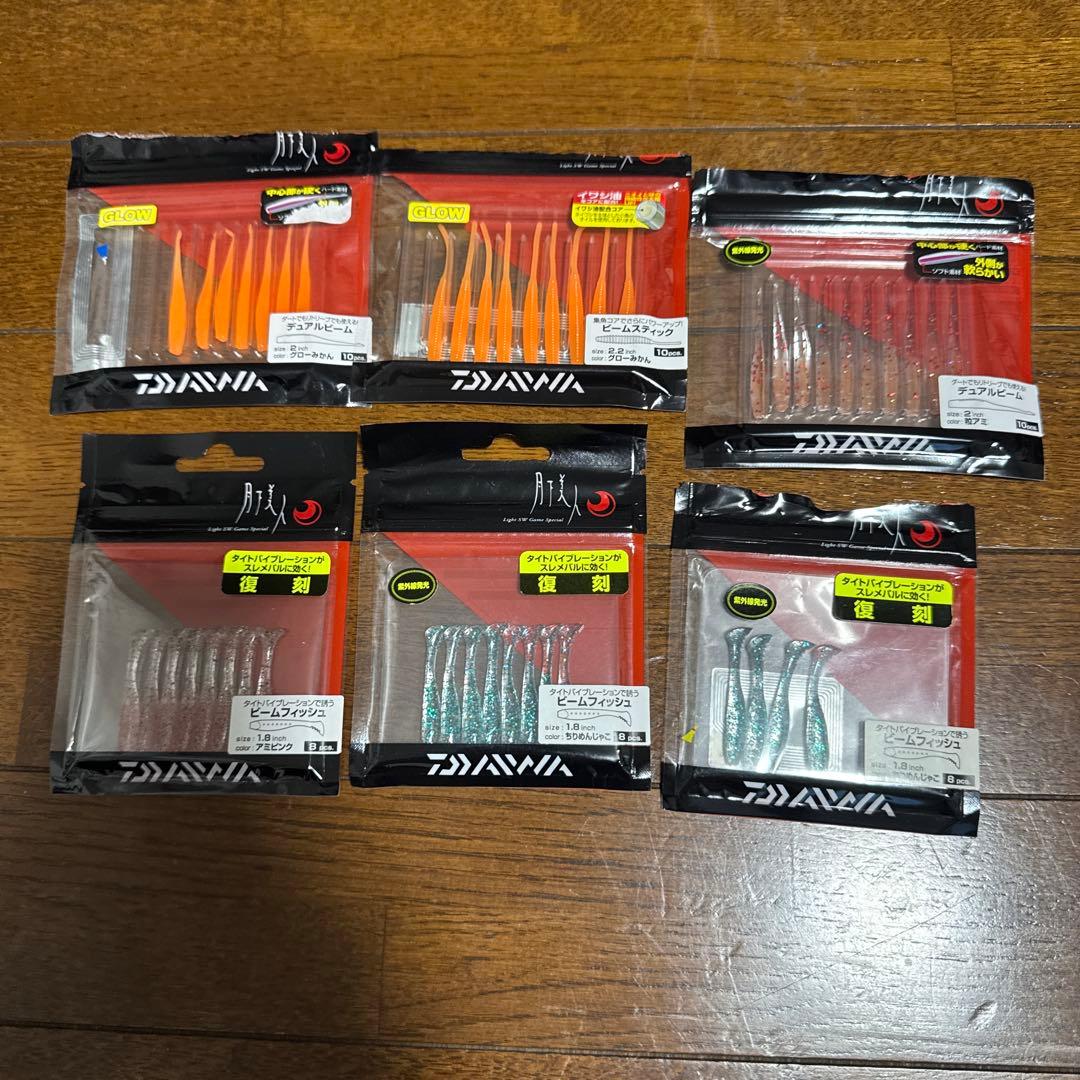 アジング、メバル ワーム、各種ジグヘッドセット