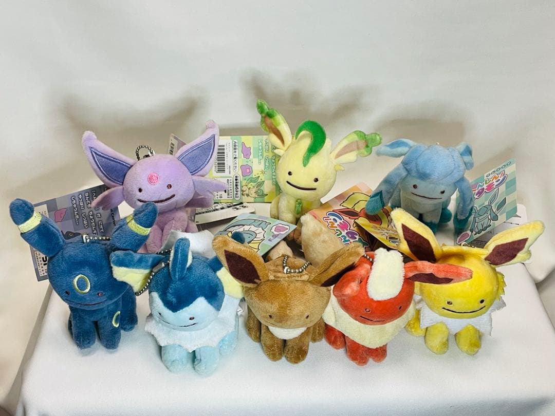 ポケモン　へんしんメタモン　ぬいぐるみ　ブイズ8点セット