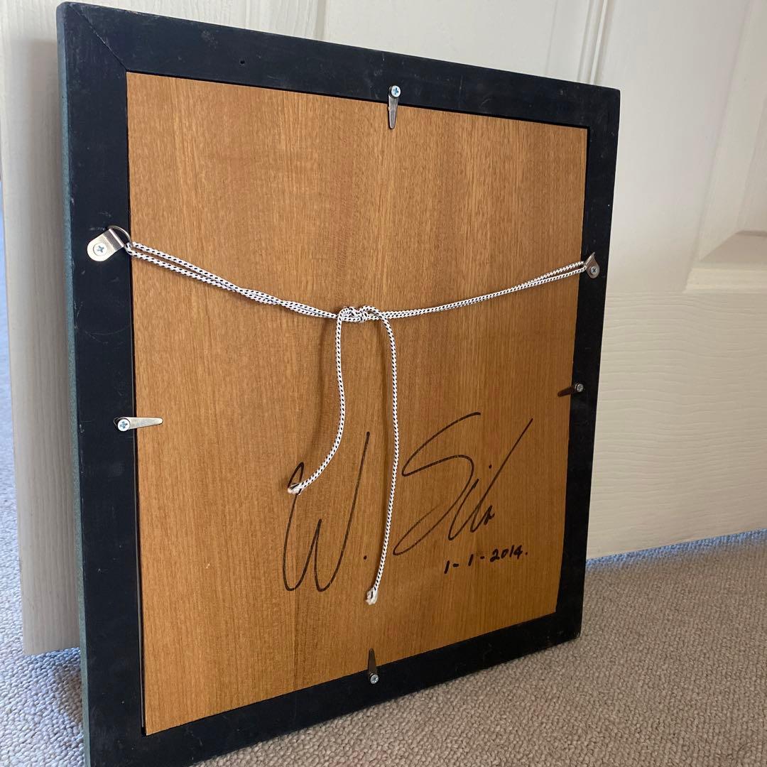 バリ ワヤンシーラ氏版画　AP サイン入りOwl House