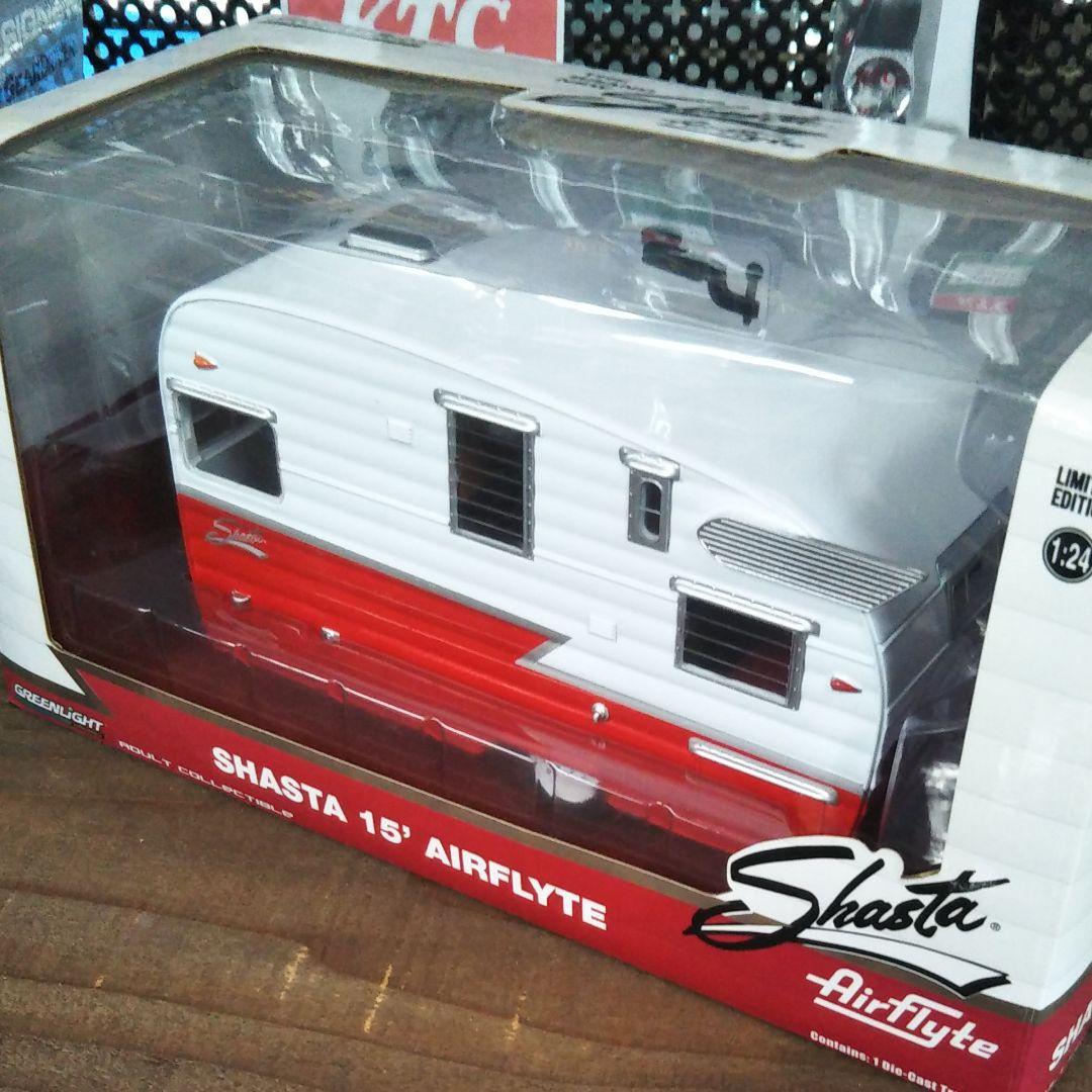 SHASTA AIRFLYTE　シャスタ　ミニカー　ダイキャスト　トレーラー　赤