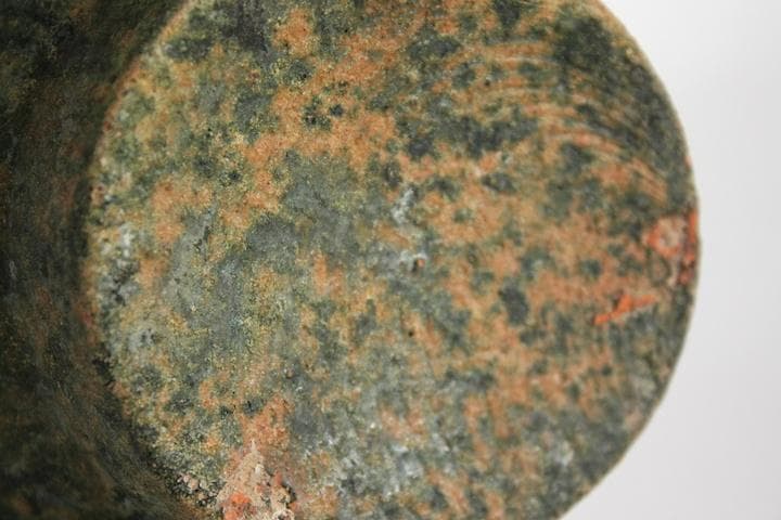 漢 緑釉 壺 銀化 中国美術