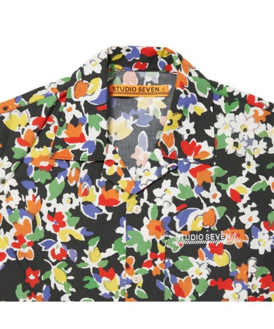 STUDIO SEVEN Big Flower Print Shirt サイズL