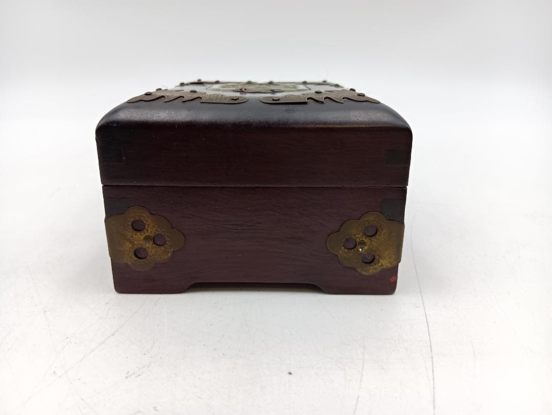 【超貴重】 中国 ヴィンテージ 小物入れ 木製 象嵌細工