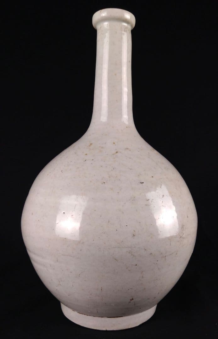 無地白磁瓶 徳利 高麗 李朝 朝鮮 陶磁器 伊万里 有田