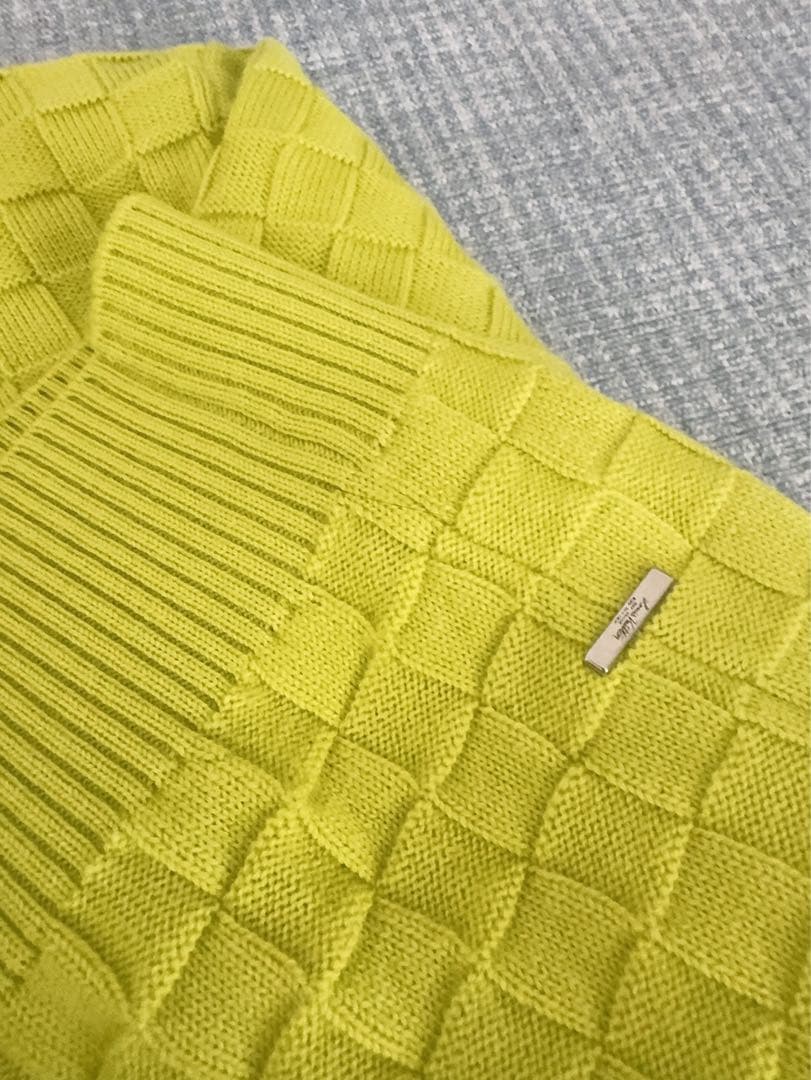 Louis Vuitton メンズ ジップアップニット（ライトグリーン）