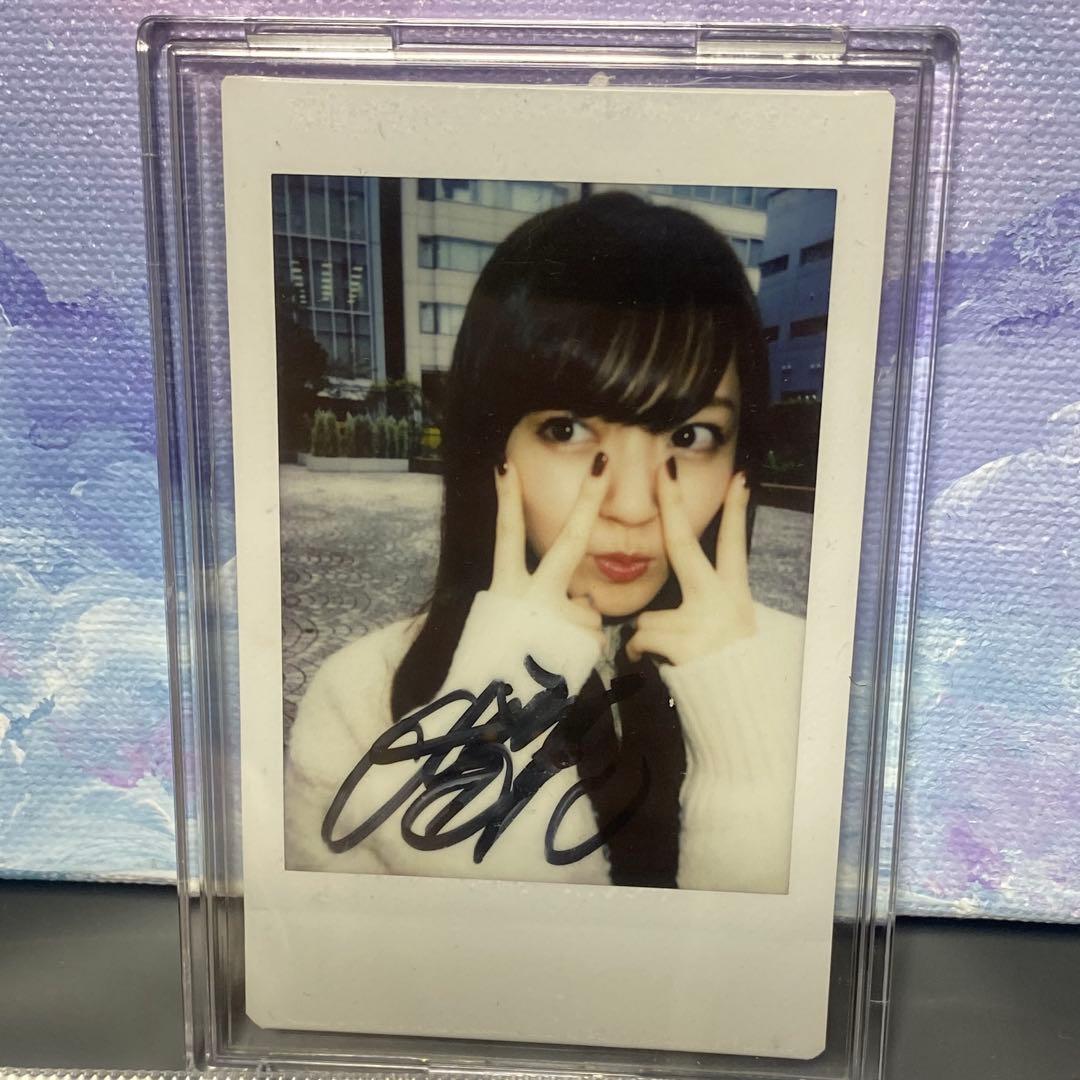 鈴木愛理　チェキ　直筆サイン