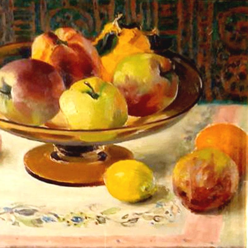 ☆山本彪一☆「　静物　」油絵　◇日展、光風会◇　F8号