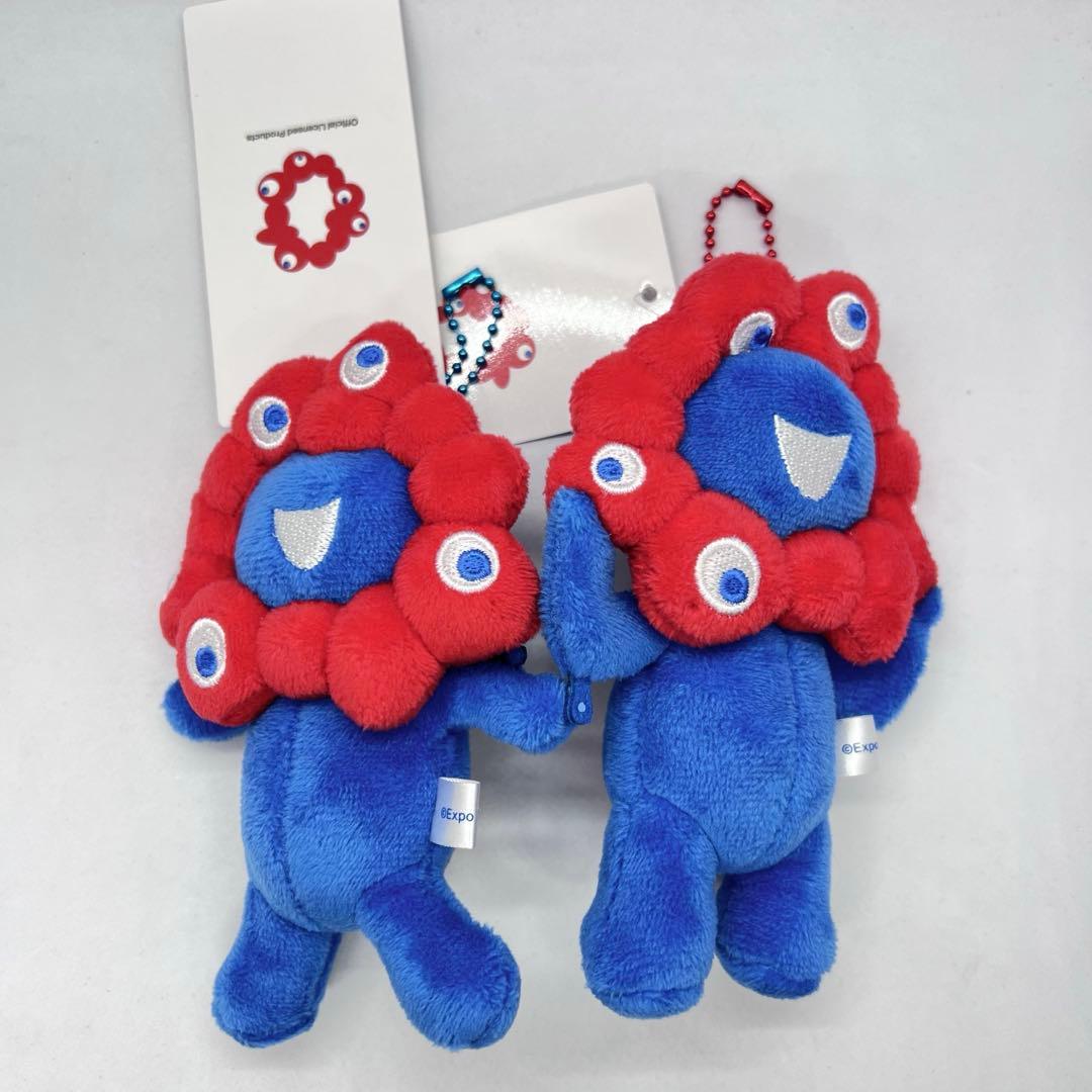 2体セットミャクミャク ボールチェーンマスコット 万博 EX25-BCM-A B