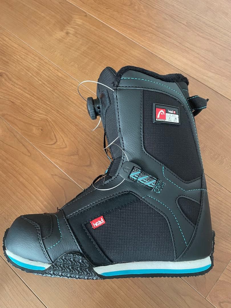 美品 スノーボードブーツhead JR BOA 24.5/25.5cm ジュニア
