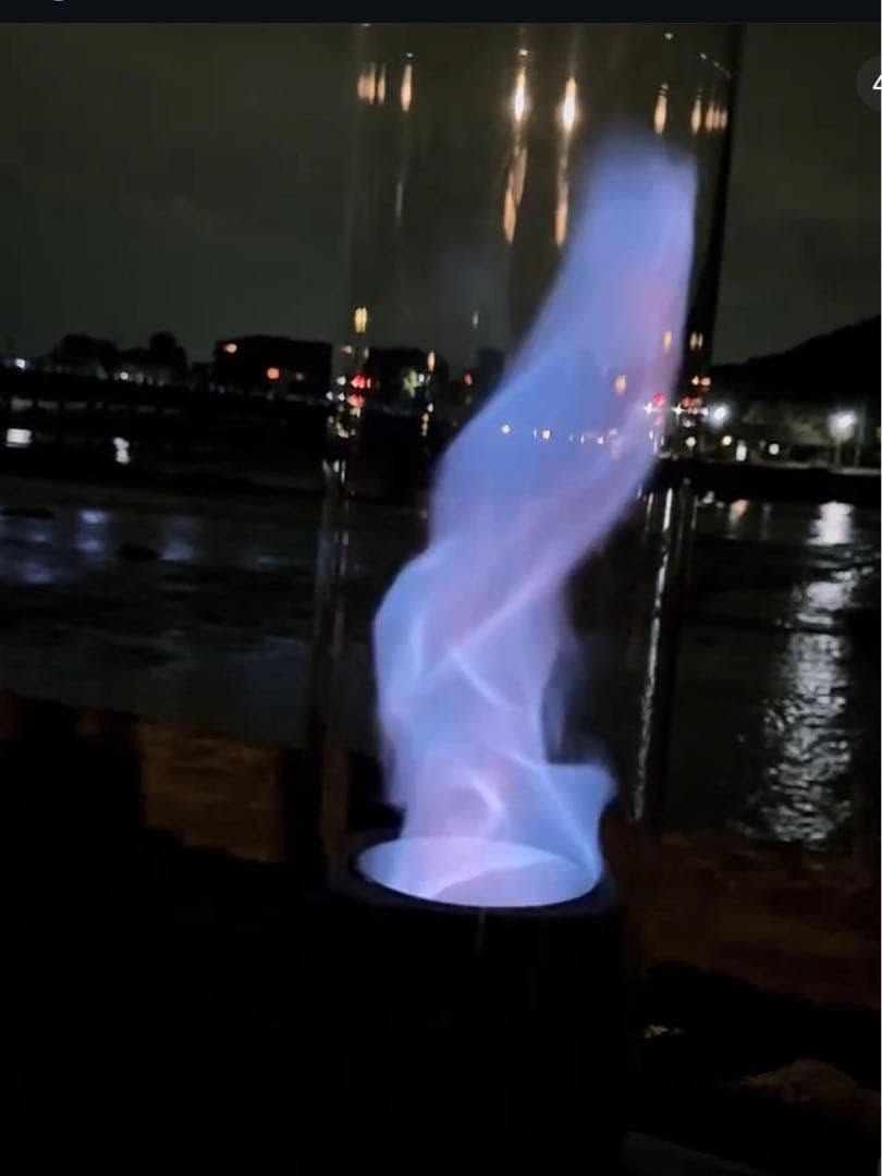 お値下げ！　MENKA 本物の炎を飾るトルネードランタン