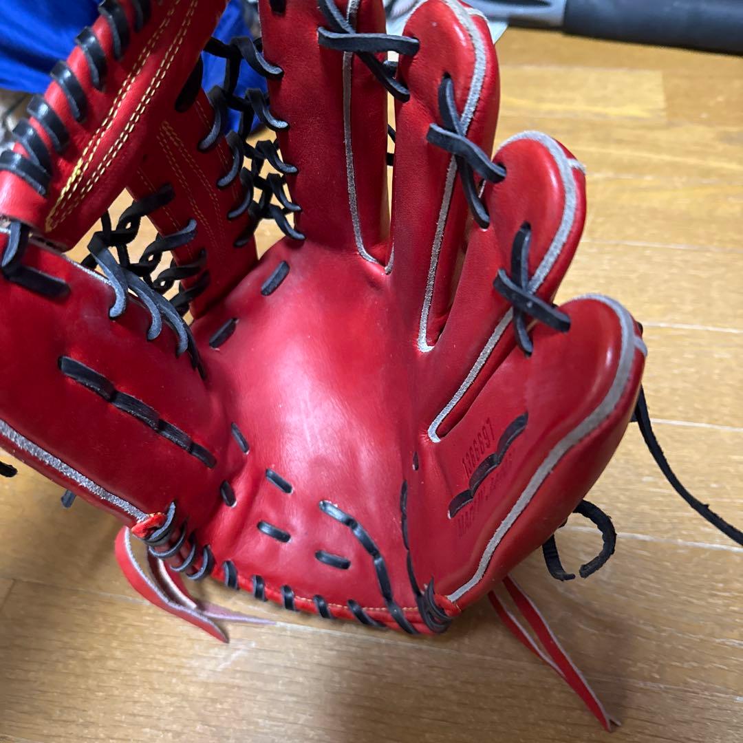 アンダーアーマー　Under Armour 硬式グローブ レッド