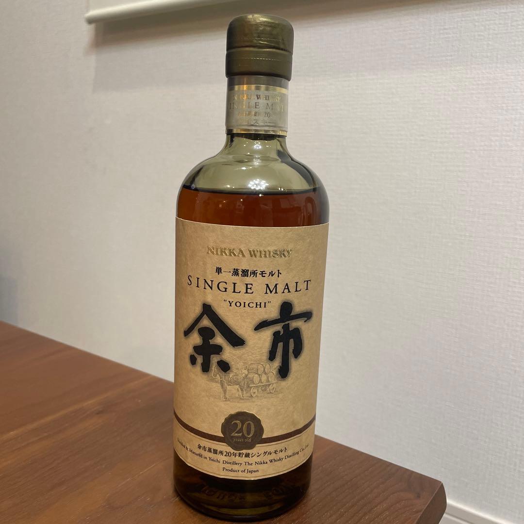 ニッカ　ウイスキー　余市20年 シングルモルト 単一蒸溜所モルト　未開封