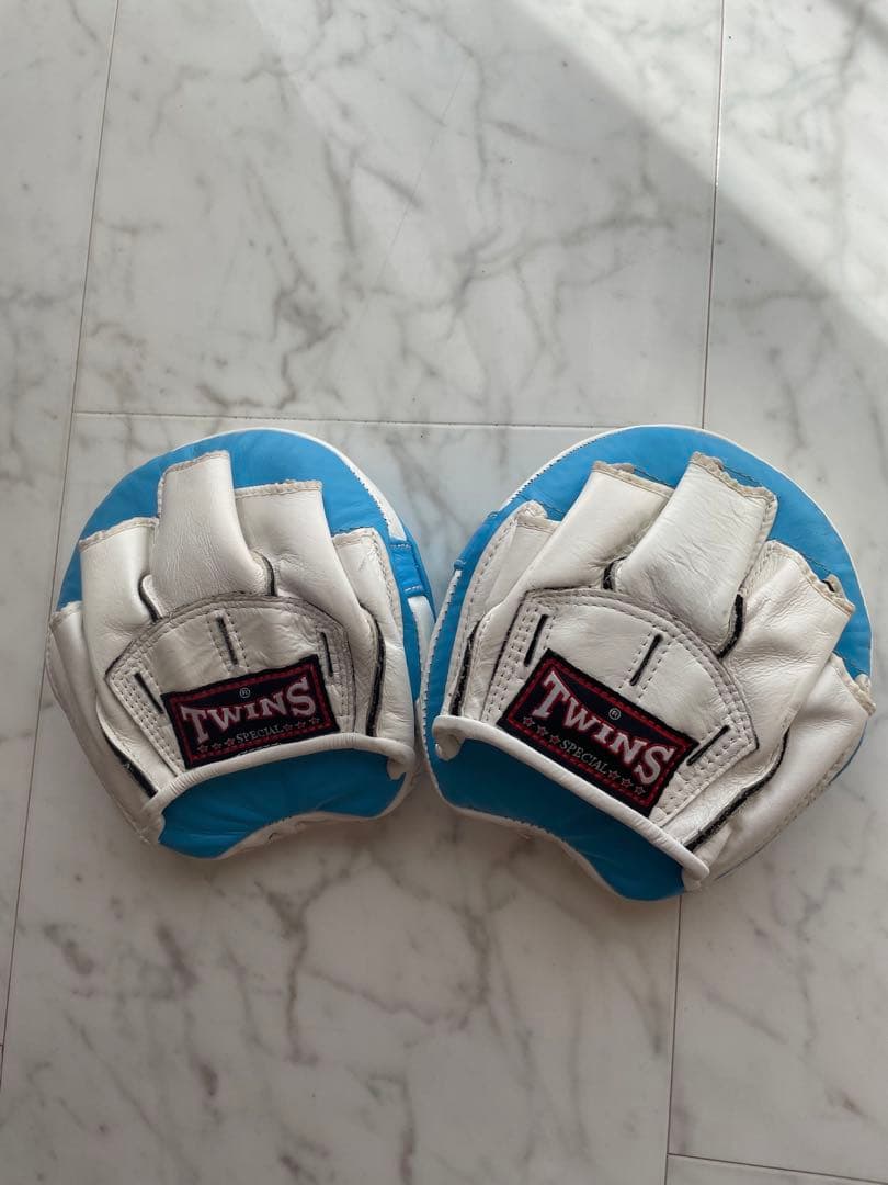 TWINS SPECIAL パンチングミット 青白