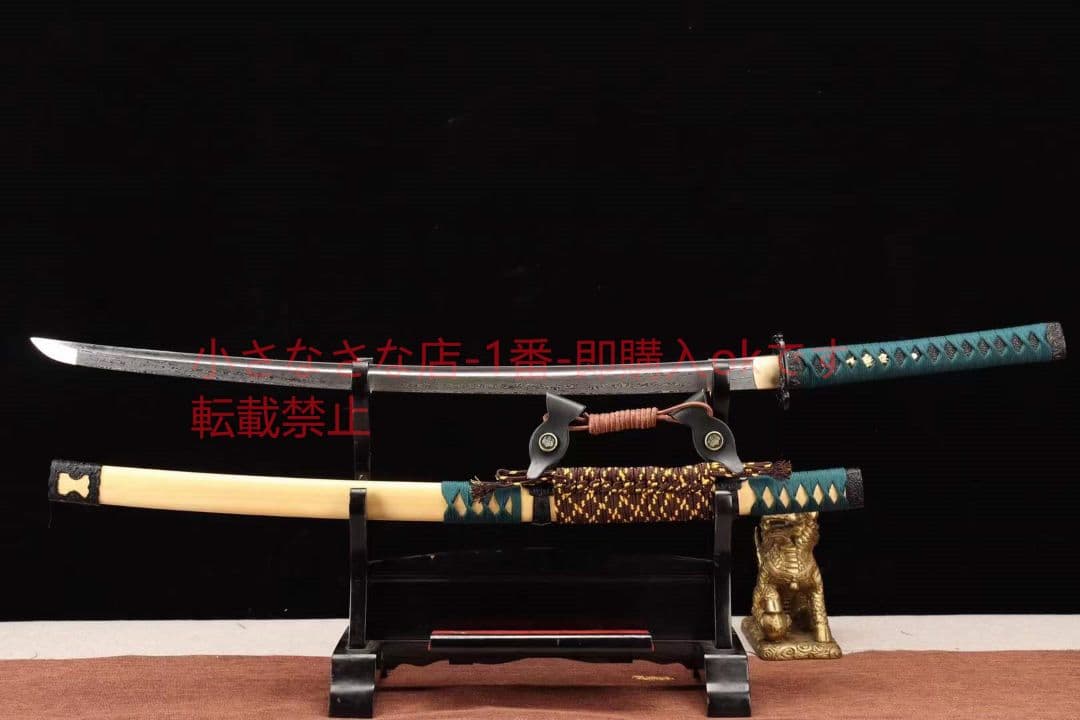 【武士太刀一徳淵】 古兵器 武具 刀装具 日本刀 模造刀 居合刀