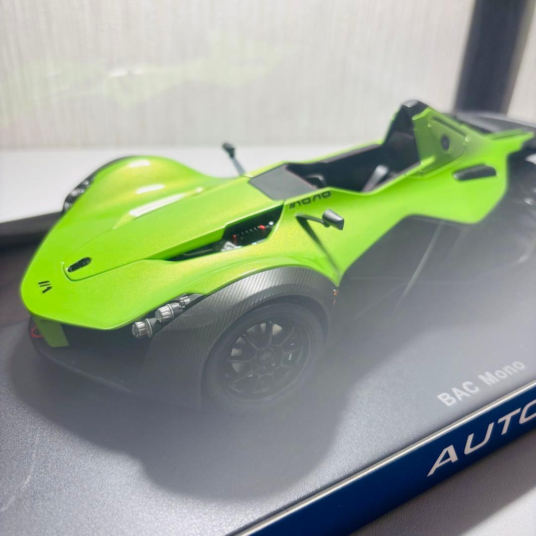 【貴重廃盤】AUTOart 1/18 BAC MONO メタリックグリーン 美品