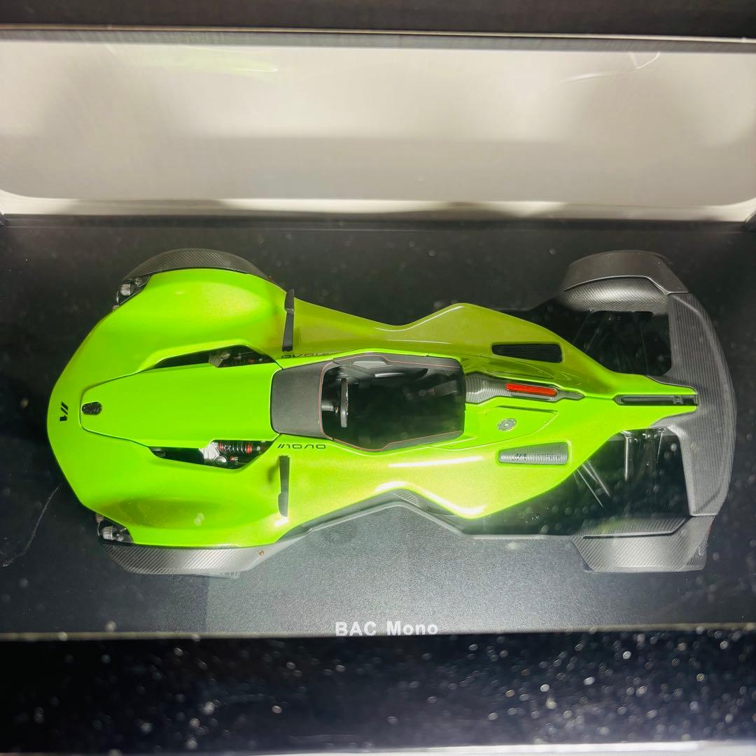 【貴重廃盤】AUTOart 1/18 BAC MONO メタリックグリーン 美品