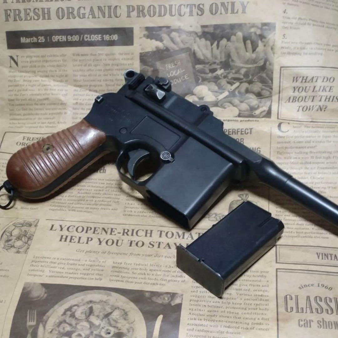 マルシン　モーゼルM712　モデルガン　ブローバック　　完成品　元箱・説明書付き