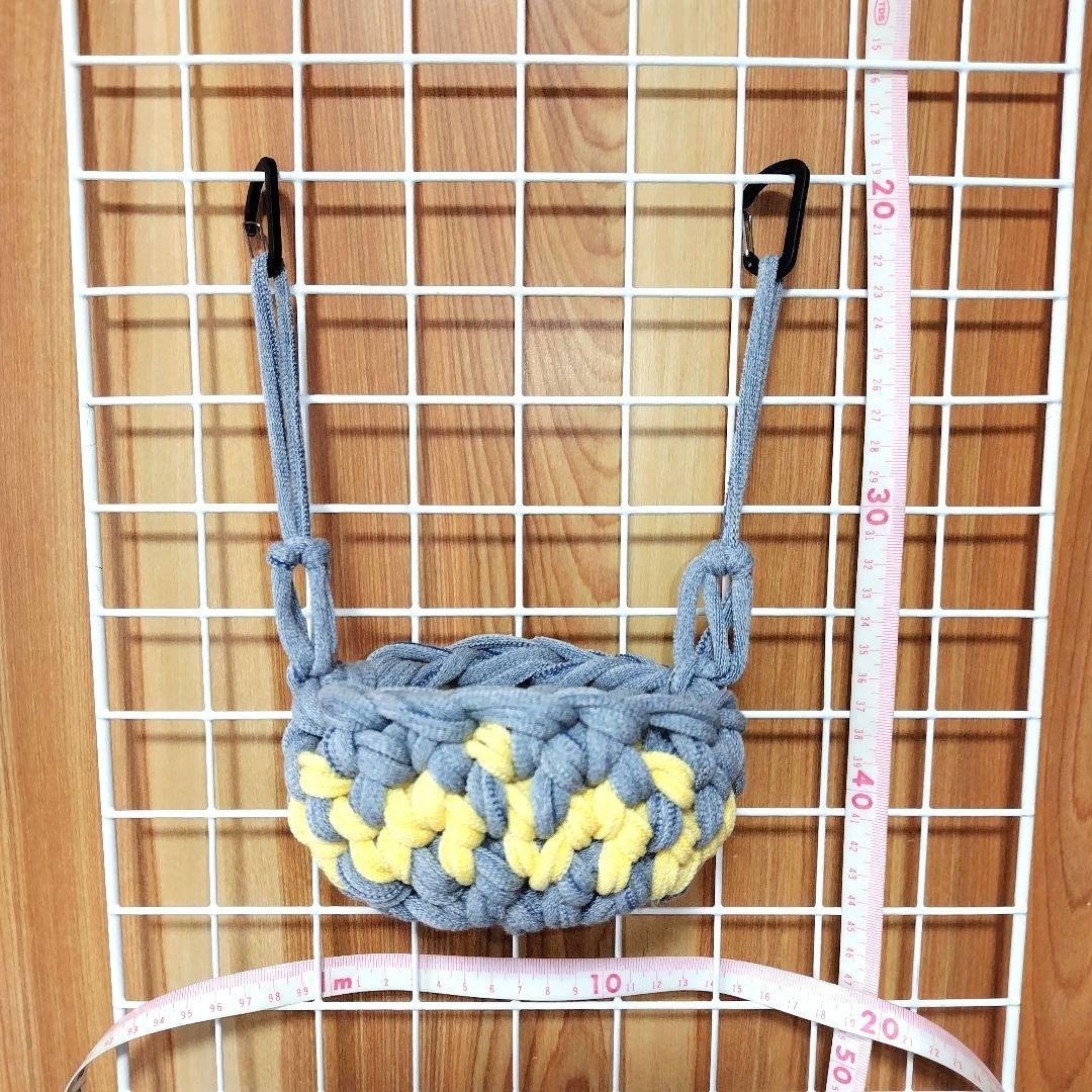 １～２モモ♡ハンモックブランコ♡モモンガポーチ ゆりかごポーチ ハムスター小動物