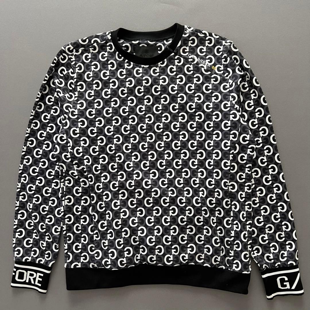 G/FORE ジーフォア　総柄　スウェット　メンズ　ゴルフ　トレーナー　GOLF