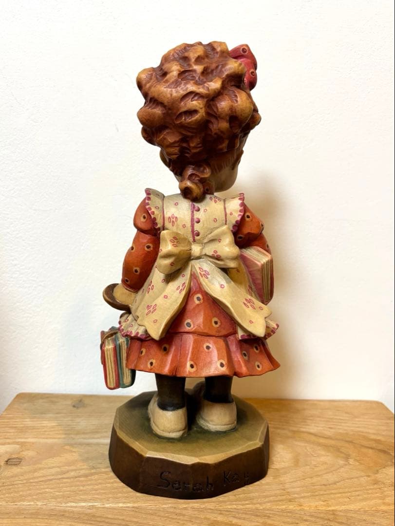 アンリ　人形　木製　置物　25センチ