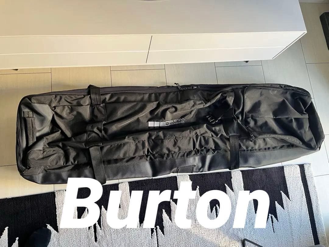希少！BURTON スノーボードキャリー付きバッグ ブラック