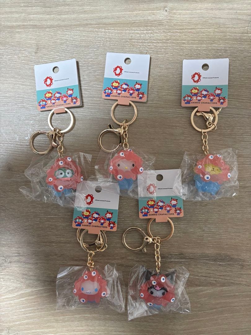 サンリオ ミャクミャクなりきりマスコット クリア 5点セット