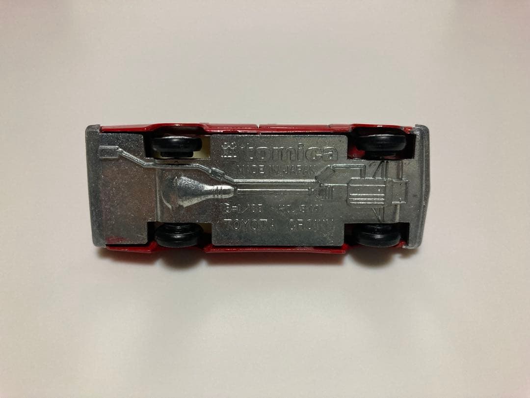 トミカ　日本製　クラウンファイアチーフカー　1Aホイール　色指定箱　当時物　希少