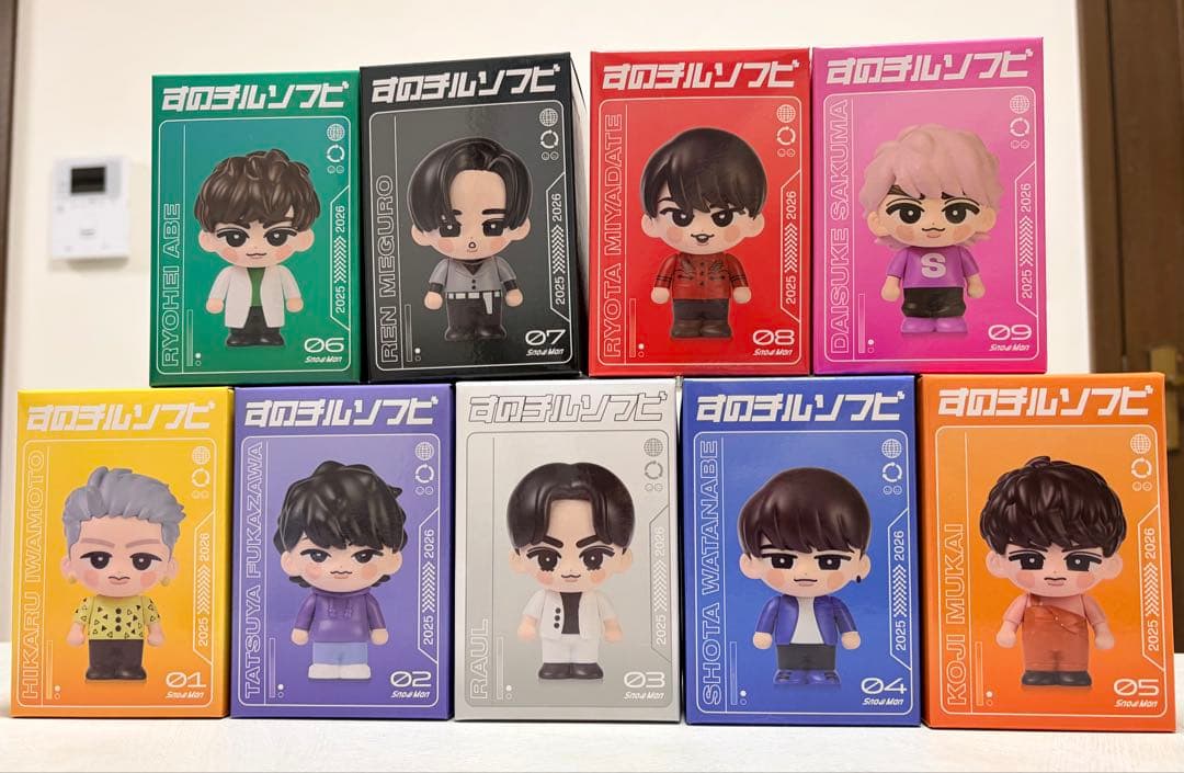 Man ドームツアー2026 ON すのチルソフビ　9体