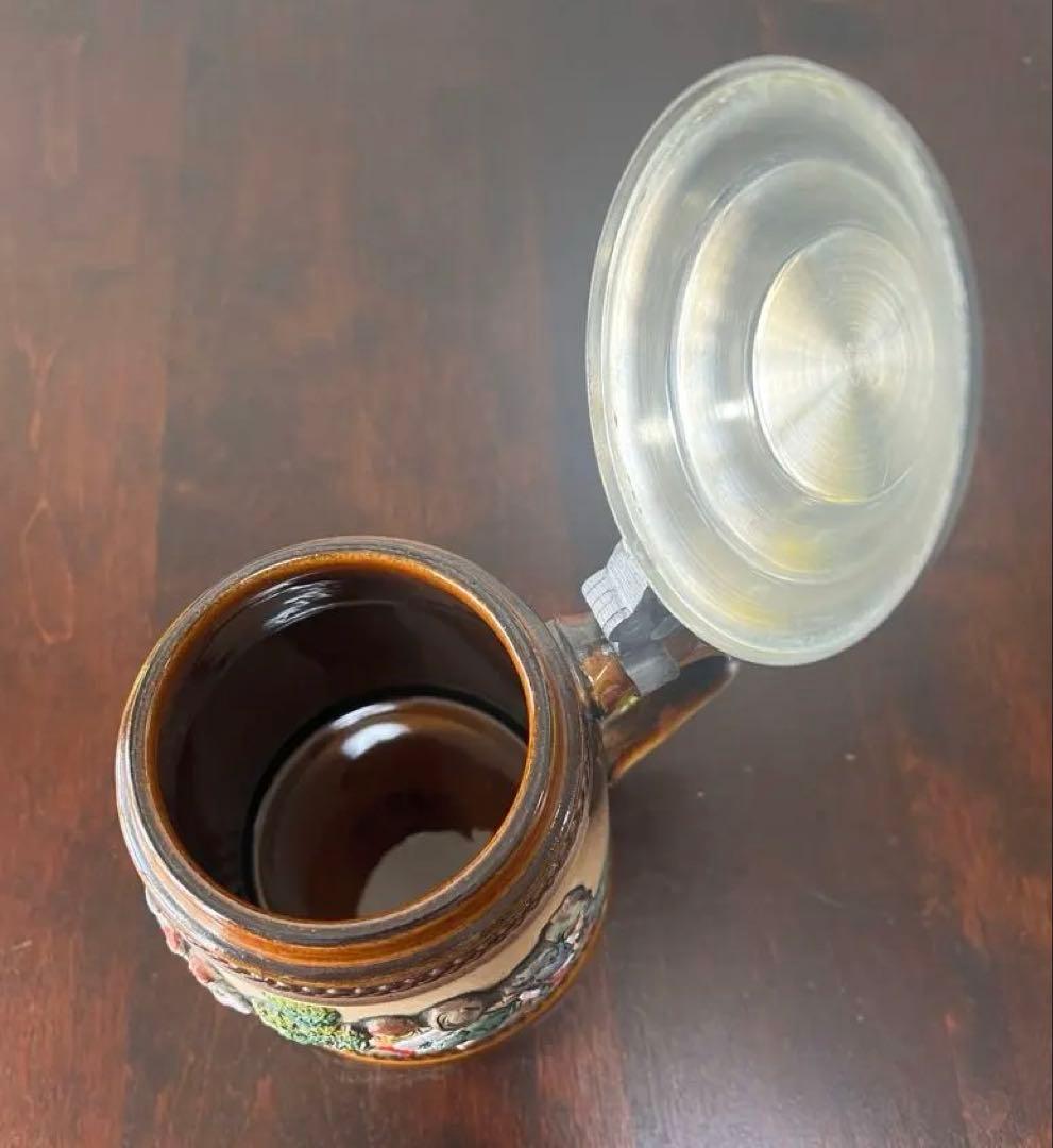 ドイツ土産　ビアジョッキ　ビアマグ　置物　陶器　アンティーク