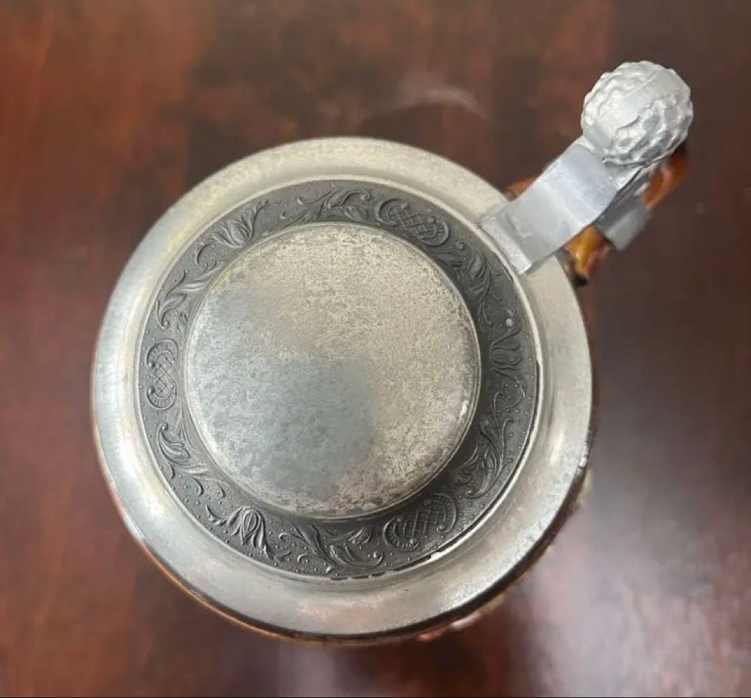 ドイツ土産　ビアジョッキ　ビアマグ　置物　陶器　アンティーク