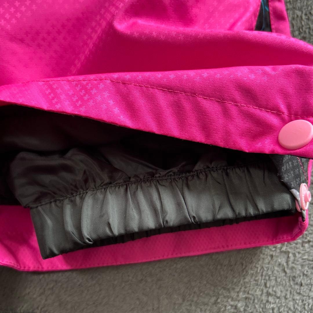 phenix スキーウェア 130cm 花柄 ピンク 上下セット