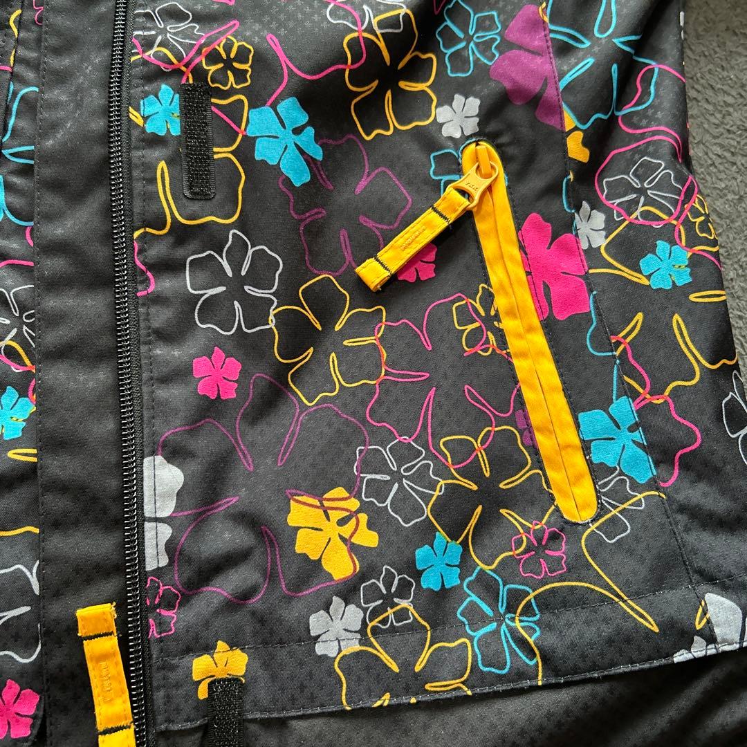 phenix スキーウェア 130cm 花柄 ピンク 上下セット