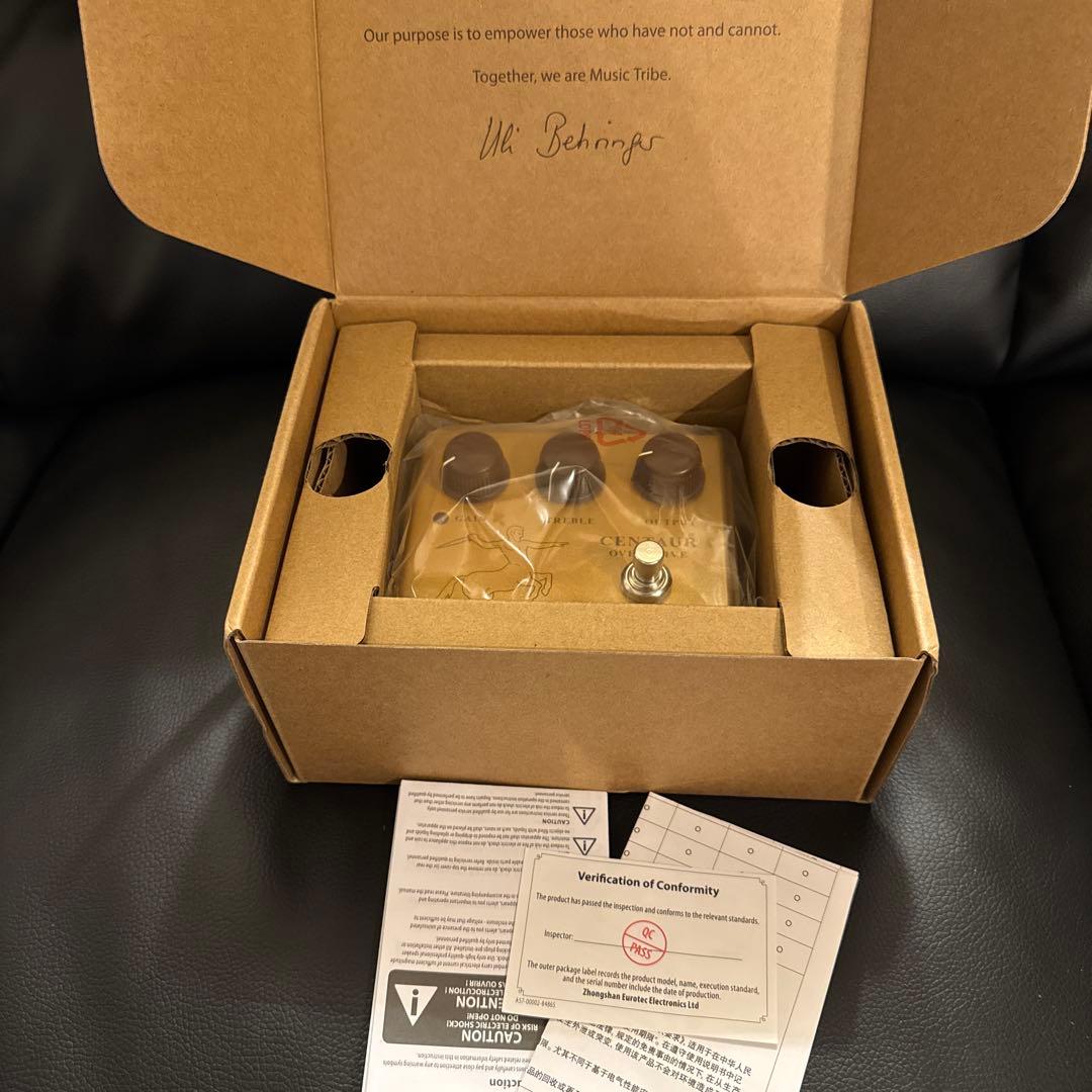 新品未使用！behringer CENTAUR OVERDRIVE ベリンガー